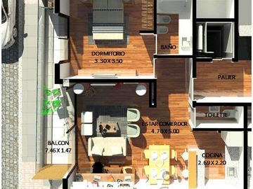 Departamento dos amb en Venta a estrenar en Victoria COCHERA OPCIONAL