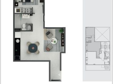 Departamento dos ambientes en venta a estrenar