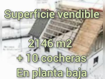 Terreno - entre Villa Crespo y Palermo, Vendible 2146 m2 y 10 cocheras en PB. Medidas 8.66 x 43.80