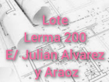 Terreno - entre Villa Crespo y Palermo, Vendible 2146 m2 y 10 cocheras en PB. Medidas 8.66 x 43.80