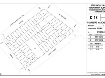 Terreno - entre Villa Crespo y Palermo, Vendible 2146 m2 y 10 cocheras en PB. Medidas 8.66 x 43.80