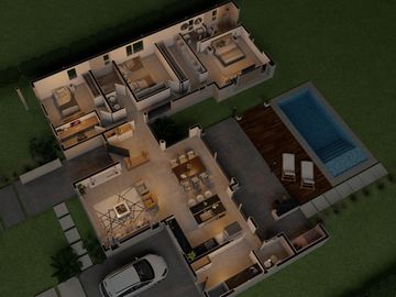 Espectacular Casa en Barrio Canales de Plottier. En pozo, A estrenar. Financiación hasta en 24 meses