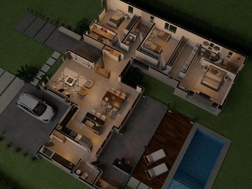 Espectacular Casa en Barrio Canales de Plottier. En pozo, A estrenar. Financiación hasta en 24 meses
