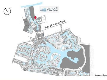 Depto Venta VILAGO 3 AMB C/B. TERRAZA 1er piso C/ COCH. Y BAULERA - al RIO - NORDELTA