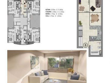 Departamento en Pozo Edificio Neu, Barrio Belgrano, San Carlos de Bariloche