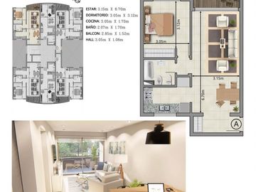 Departamento en Pozo Edificio Neu, Barrio Belgrano, San Carlos de Bariloche