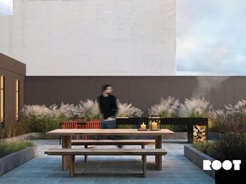 Departamento tipo LOFT con 4,50mts de altura balcón terraza baño y toilette