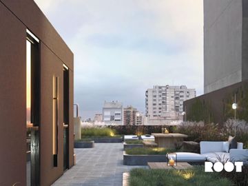 Departamento tipo LOFT con 4,50mts de altura balcón terraza baño y toilette