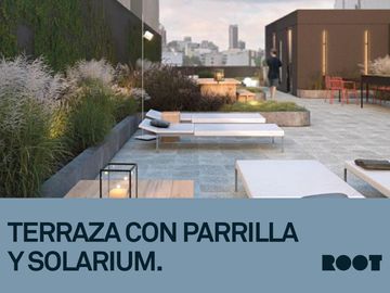 Departamento tipo LOFT con 4,50mts de altura balcón terraza baño y toilette