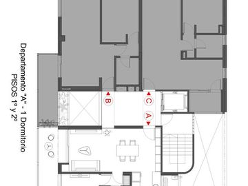 departamento de un dormitorio en el centro de rosario