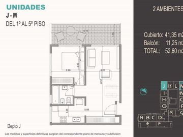 Venta departamento 2 ambientes con balcón  -Vicente López