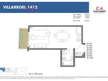 Departamento monoambiente balcon al frente en construccion Villa Crespo Amenities