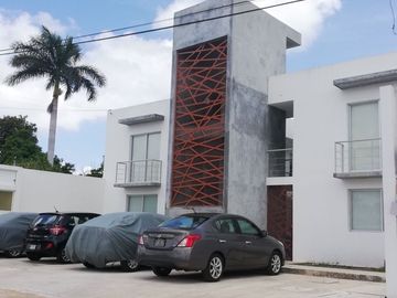 Departamento en renta amueblado  en Mérida; a unas cuadras del IMSS-T1.