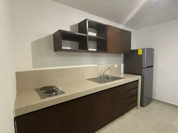 Departamento en renta amueblado  en Mérida; a unas cuadras del IMSS-T1.