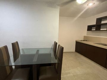 Departamento en renta amueblado  en Mérida; a unas cuadras del IMSS-T1.