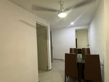 Departamento en renta amueblado  en Mérida; a unas cuadras del IMSS-T1.