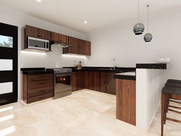 CASA EN VENTA EN PRIVADA CON PISCINA Y AMENIDADES MERIDA CHOLUL