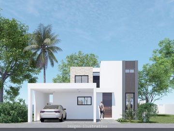 CASA EN VENTA MERIDA CHOLUL  EN PRIVADA CON PISCINA Y AMENIDADES