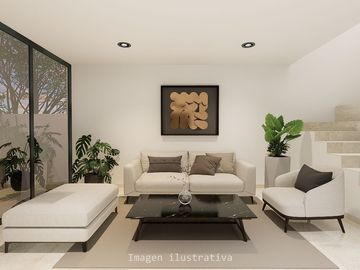 CASA EN VENTA MERIDA CHOLUL EN PRIVADA CON PISCINA Y AMENIDADES