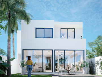 CASA EN VENTA MERIDA CHOLUL EN PRIVADA CON PISCINA Y AMENIDADES