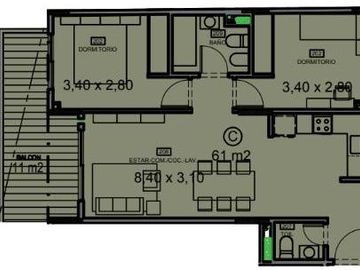 Venta Departamento 3 Ambientes en Caballito. - SUM - Piscina y Cochera opcional