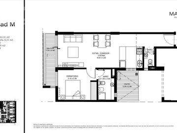 2 AMBIENTES MUY ESPACIOSO Y LUMINOSO CON PATIO. PALERMO H. AMENITIES. SEG. 24 HS.