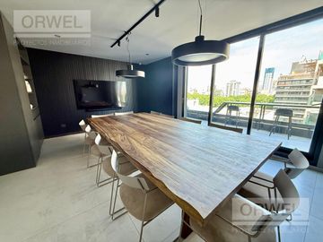 2 AMBIENTES MUY ESPACIOSO Y LUMINOSO CON PATIO. PALERMO H. AMENITIES. SEG. 24 HS.