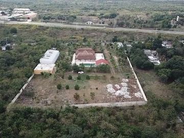 TERRENO EN VENTA EN MÉRIDA YUCATÁN EN TEYA KANASÍN A UN LADO DEL TREN MAYA