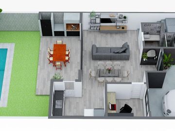 Dúplex (3 dormitorios) SAN IGNACIO VILLAGE  | Lote 3/4/5 Mza 75