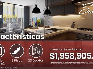 Preventa de Departamentos en Col. Industrial, Gustavo A Madero