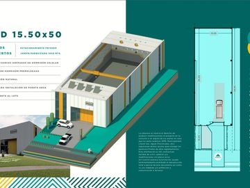 Nave Industrial en Centro Logístico Metropolitano S.A en Funes