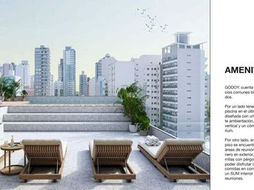 Venta, Departamento 2 Ambientes, Balcón, Piscina, Amenities, Pozo, Financiación, Palermo
