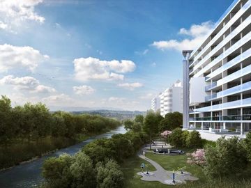 Departamento en venta Avenida Laplace 3 dormitorios 4 baños con cochera balcon y pileta a estrenar