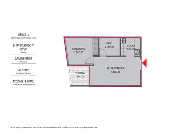 venta de dos ambientes financiado en palermo