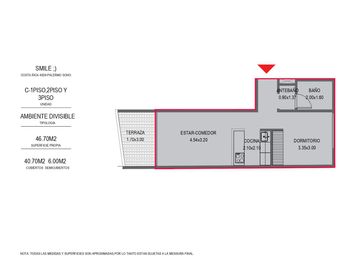 venta de dos ambientes financiado en palermo
