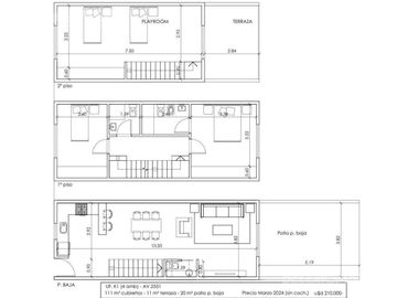 Triplex de pozo 4 ambientes con jardín y terraza en Munro