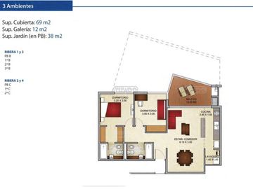 Venta Departamento en la ISLA DEL CANAL, NORDELTA frente al río