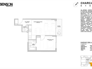 Venta Departamento - 2 Amb - Zona Palermo Hollywood