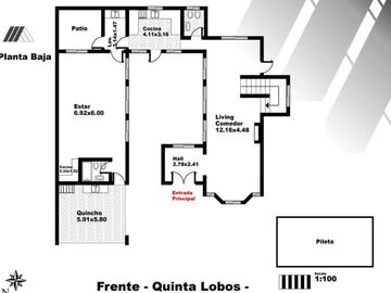 Casa en venta - 4 Dormitorios 5 Baños - Cocheras - 3.046Mts2 - City bell