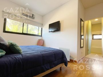 VENTA  con renta - Departamento 3 amb con jardín en  Espacio las cavas, Canning