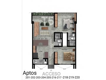 VENTA DE APARTAMENTO EN CONDOMINIO