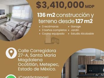 Casa en venta Sabbia Residencial, Metepec