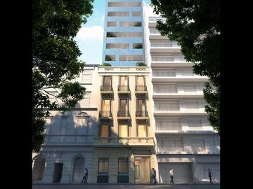 Espectacular loft en edificio a estrenar sobre Plaza Vicente López. Financiación directa
