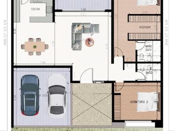 Casa en venta Brisas de Manantiales | Dos dormitorios