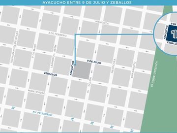 Piso exclusivo 3 dormitorios con balcón con parrillero - Barrio Martin Centro Rosario