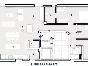 Piso exclusivo 3 dormitorios con balcón con parrillero - Barrio Martin Centro Rosario