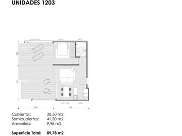 Venta Departamento Monoambiente al frente con balcón en Almagro Lavalle 4000 En Pozo UF 1203