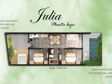 Penthouse en Región 8, Tulum, Quintana Roo CAEN-1094-Ph