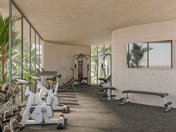 Departamentos de 1 rec 1er Nivel en preventa en Chicxulub puerto, Yucatan.