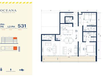 Oceana 2 Bedroom Ocean View Penthouse- Nuevo en el mercado